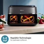 سرخ کن بدون روغن دوقلو فیلیپس مدل NA350 - Image 3